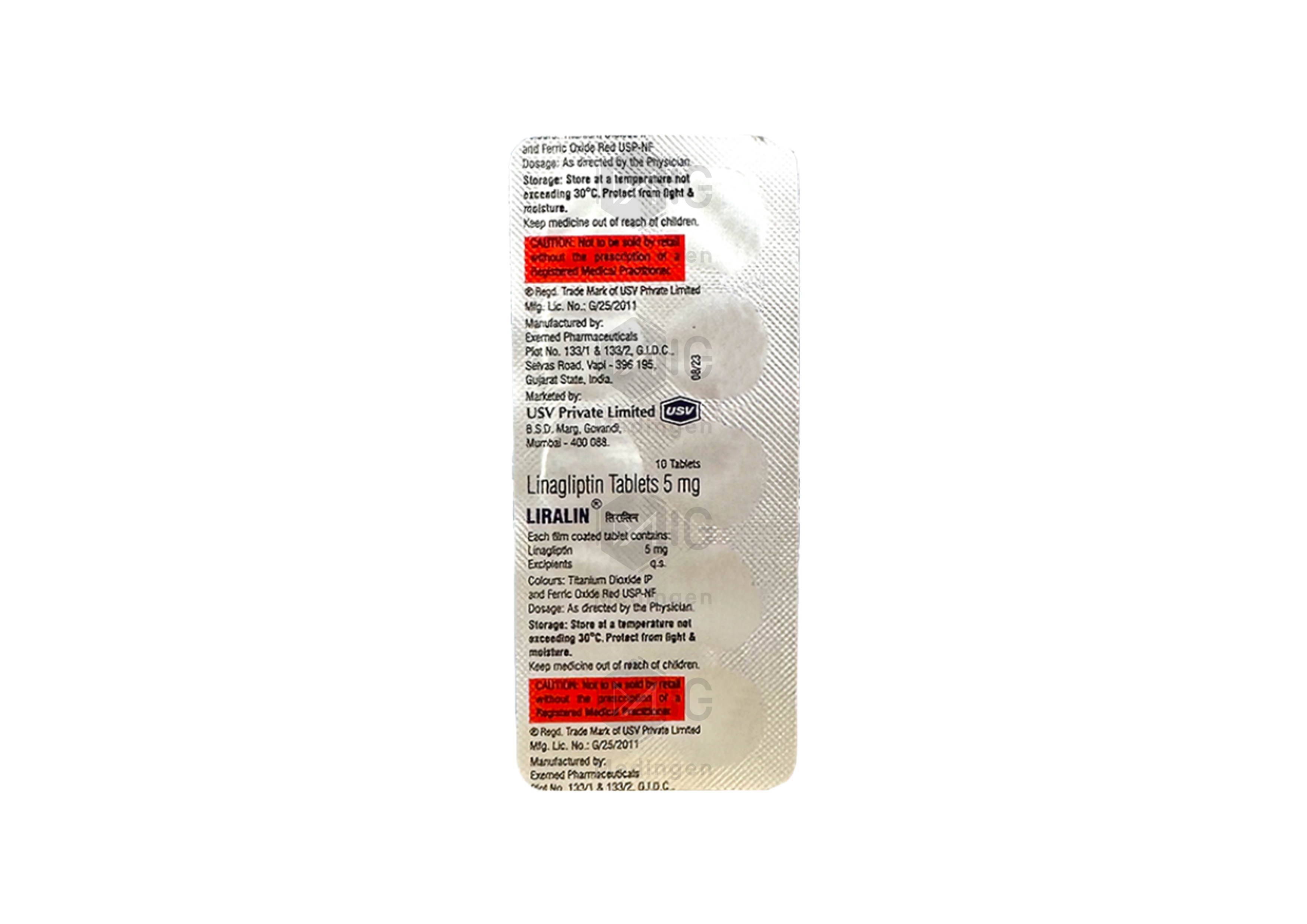 LIRALIN 5MG